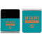 NFL Miami Dolphins Teal Performance Series Galaxy Z Flip4 5G Skin